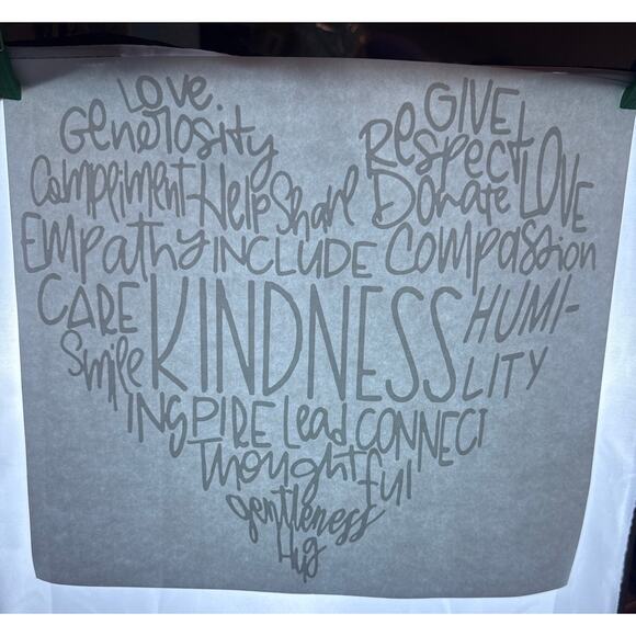 Bundle Of 3 Hope Kindness Love Psalm Heat Transfers Gift Crafts T-Shirt Graphic - Picture 4 of 10